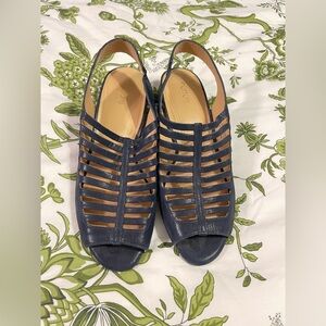 Nurture by Lamaze Blue Caged Slingback Sandals